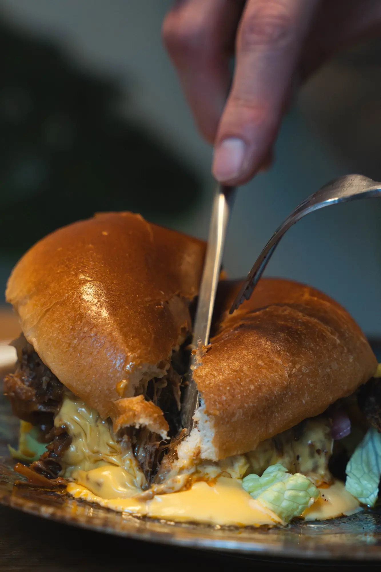 Burger signature du restaurant Cocorico à Arles